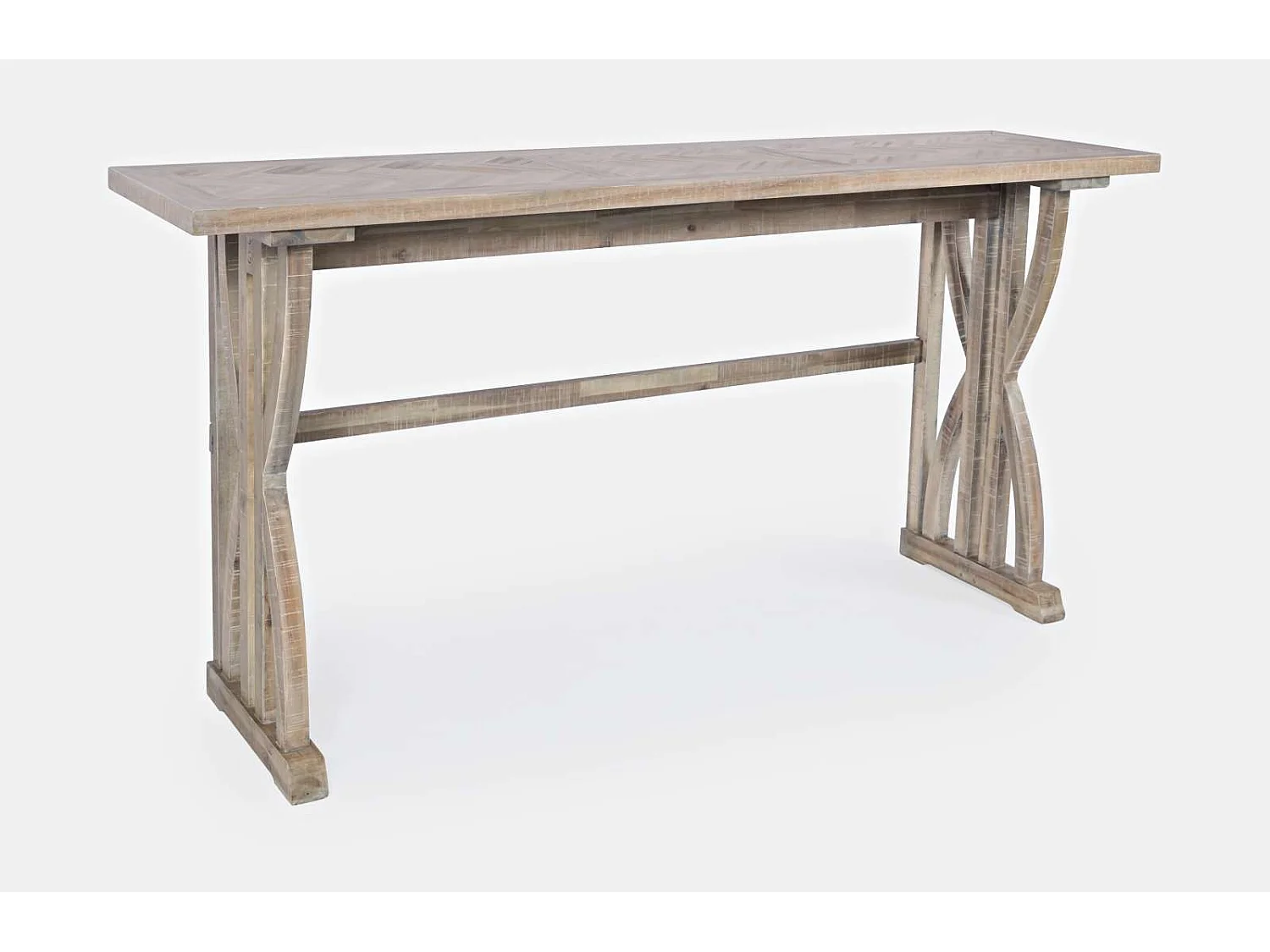 Bar table 188x91.5x46 cm natural wood avola av1933-74
