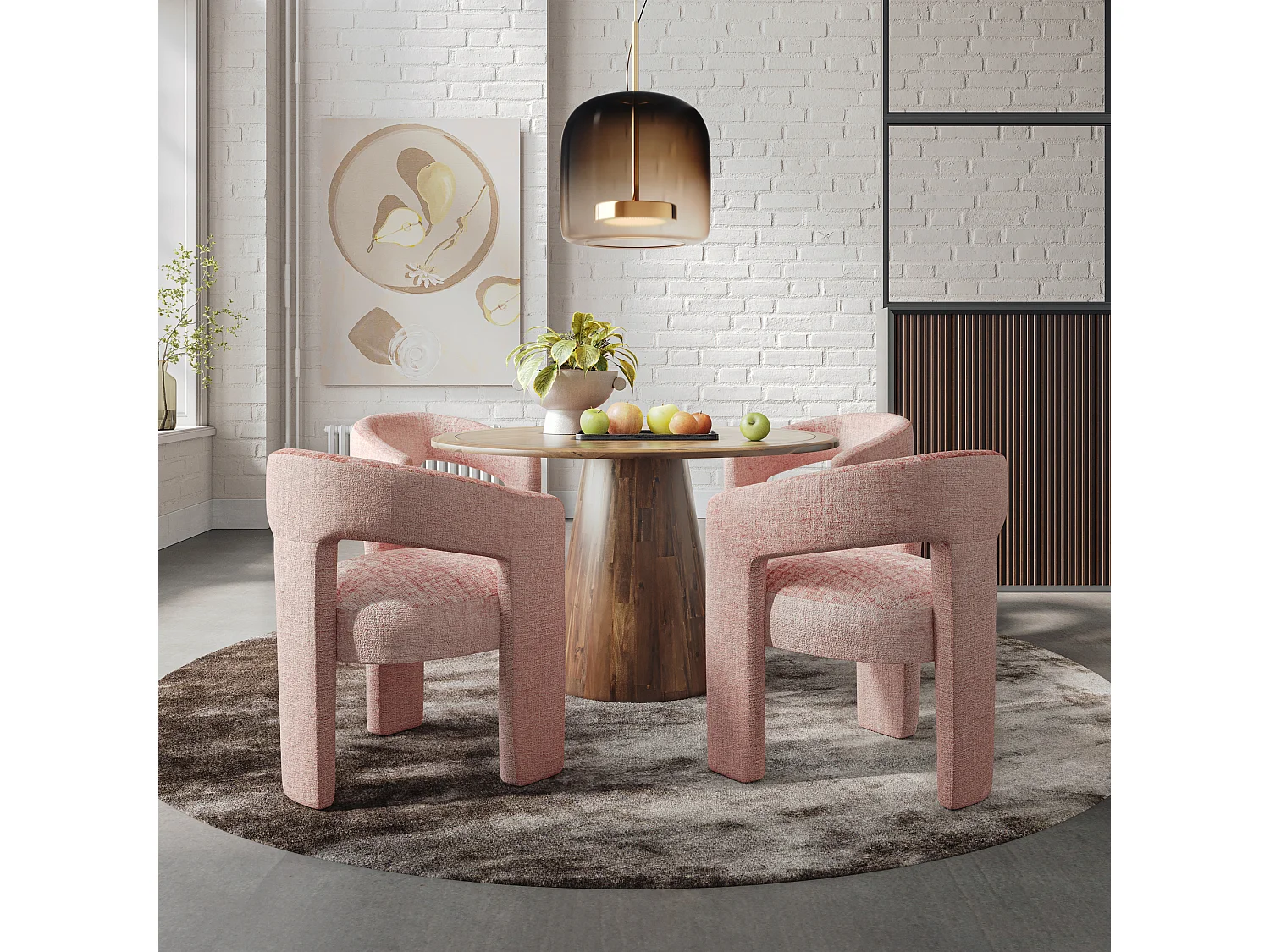 Tisch 127x76x127 cm Braun Avola av2271-50