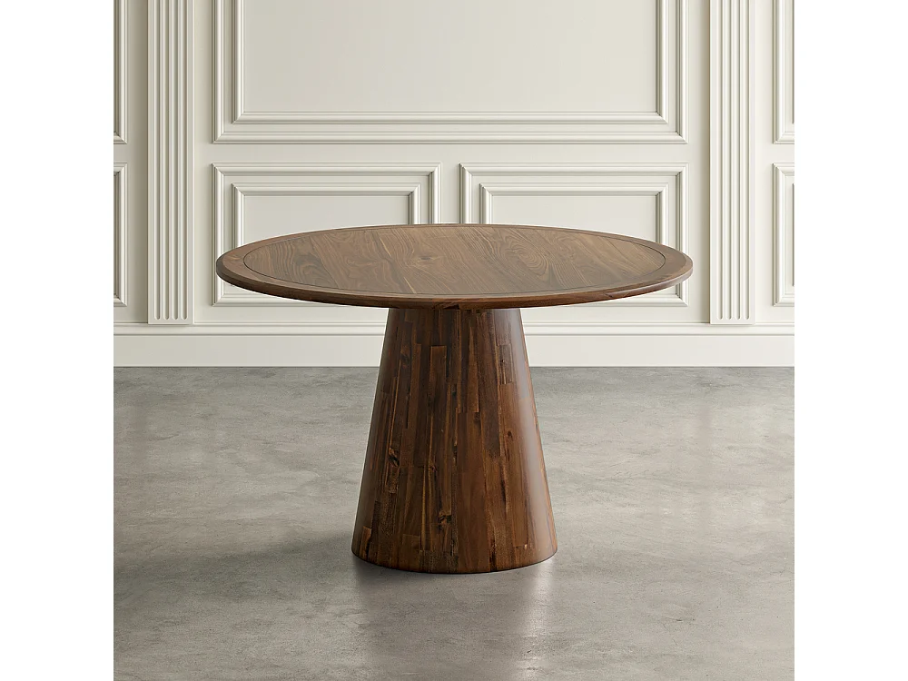 Table 127x76x127 cm Marron Avola av2271-50