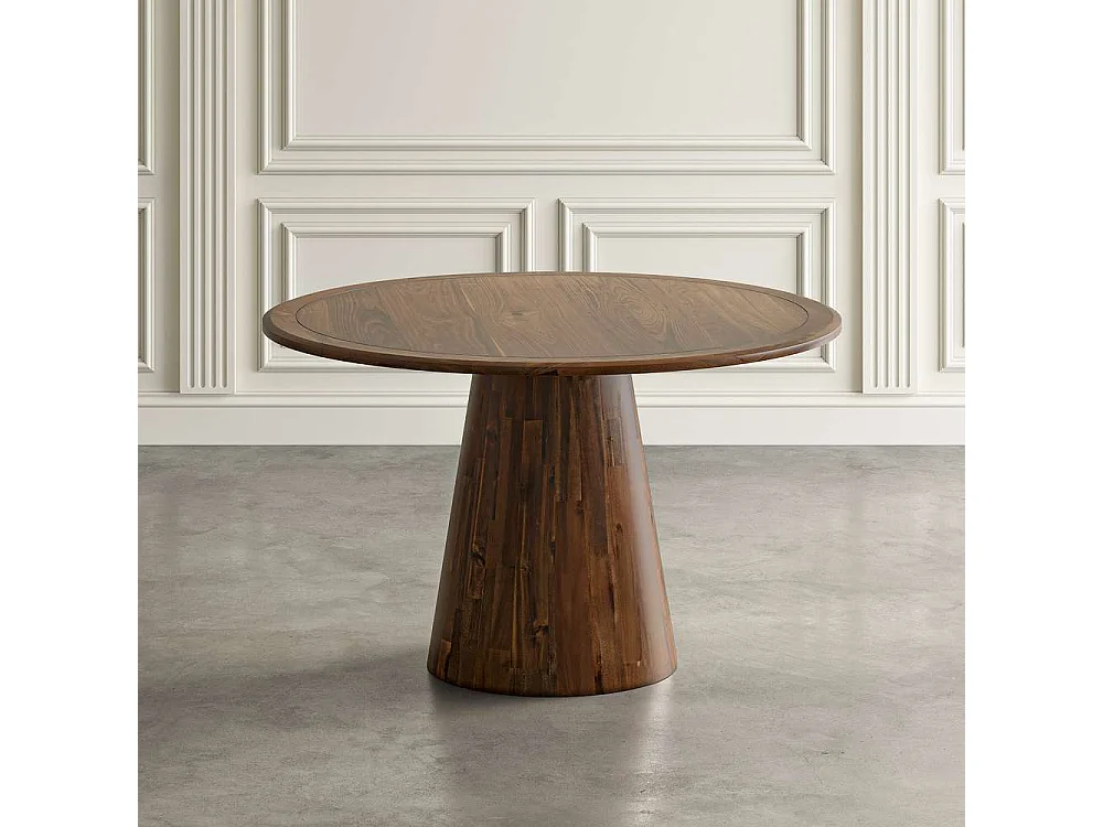 Table 127x76x127 cm Brown avola av2271-50