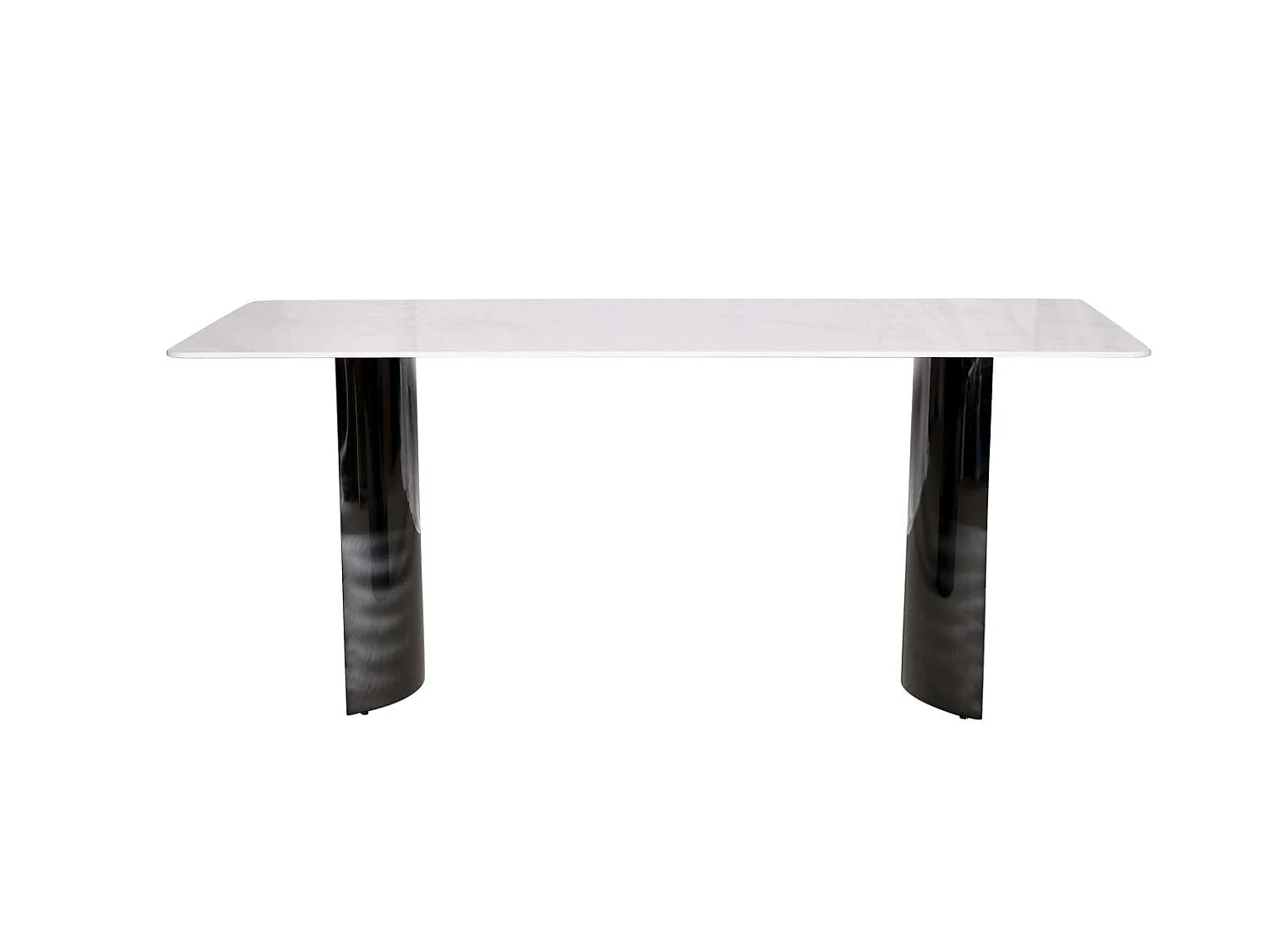 Bord, Modig, 180 cm, Sort og Hvid