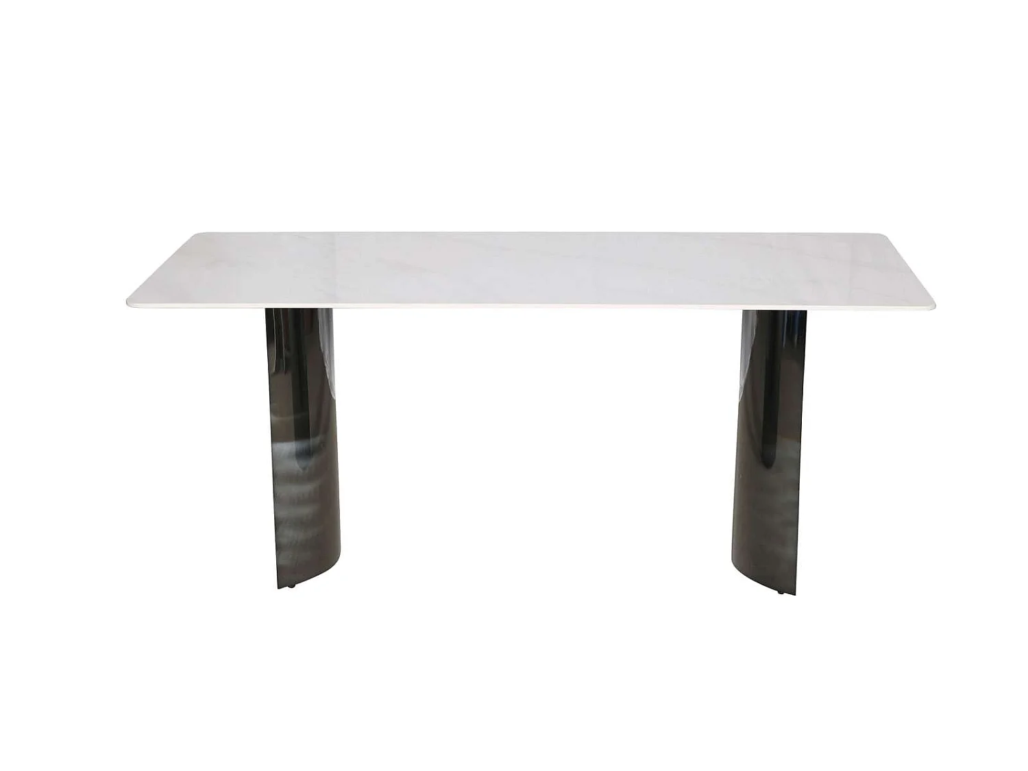 Bord, Modig, 180 cm, Sort og Hvid