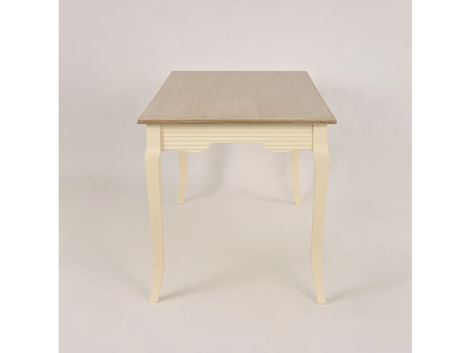 Stół 160x78x80 cm Kremowo jasnobrązowy Pesaro PE026