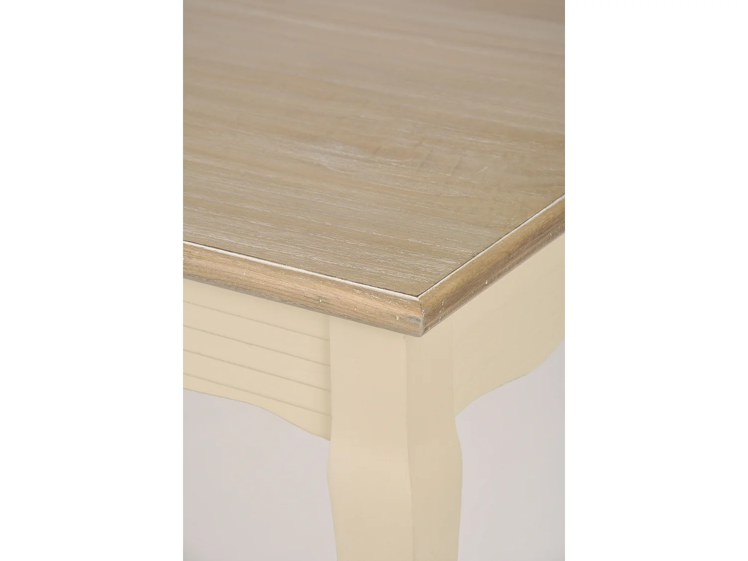 Table 160x78x80 cm Crème brun clair Pesaro PE026