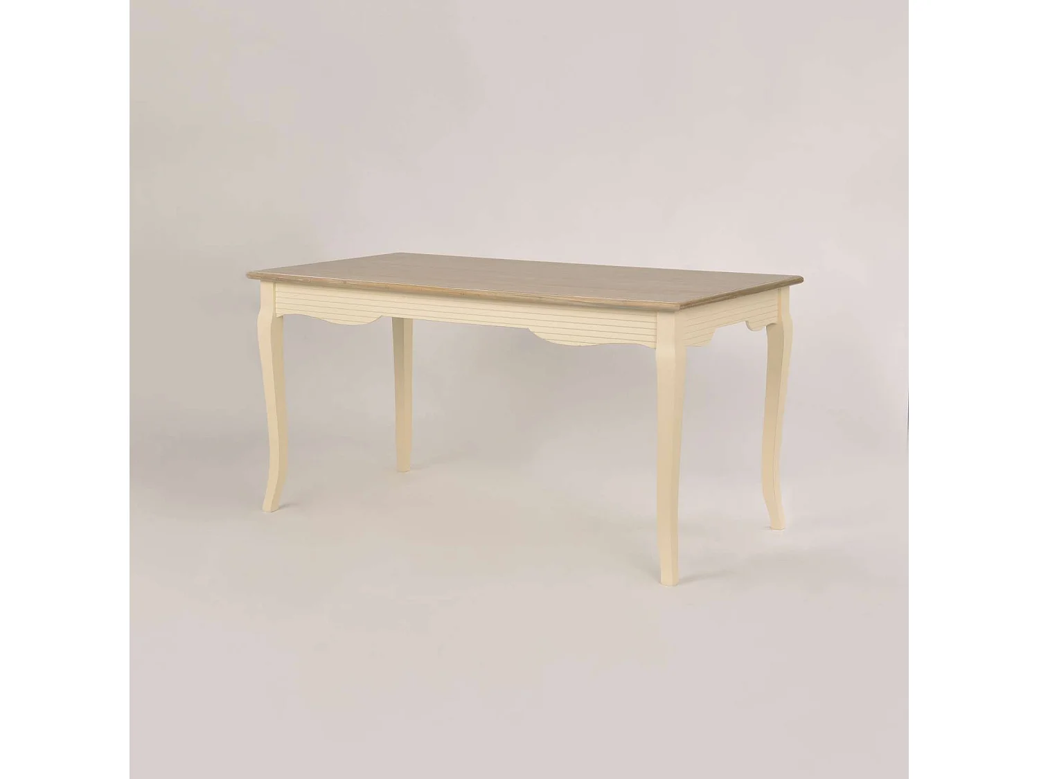 Stół 160x78x80 cm Kremowo jasnobrązowy Pesaro PE026