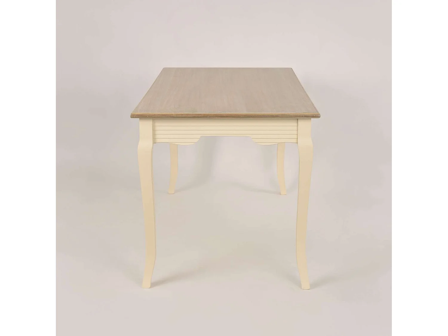 Stół 160x78x80 cm Kremowo jasnobrązowy Pesaro PE026
