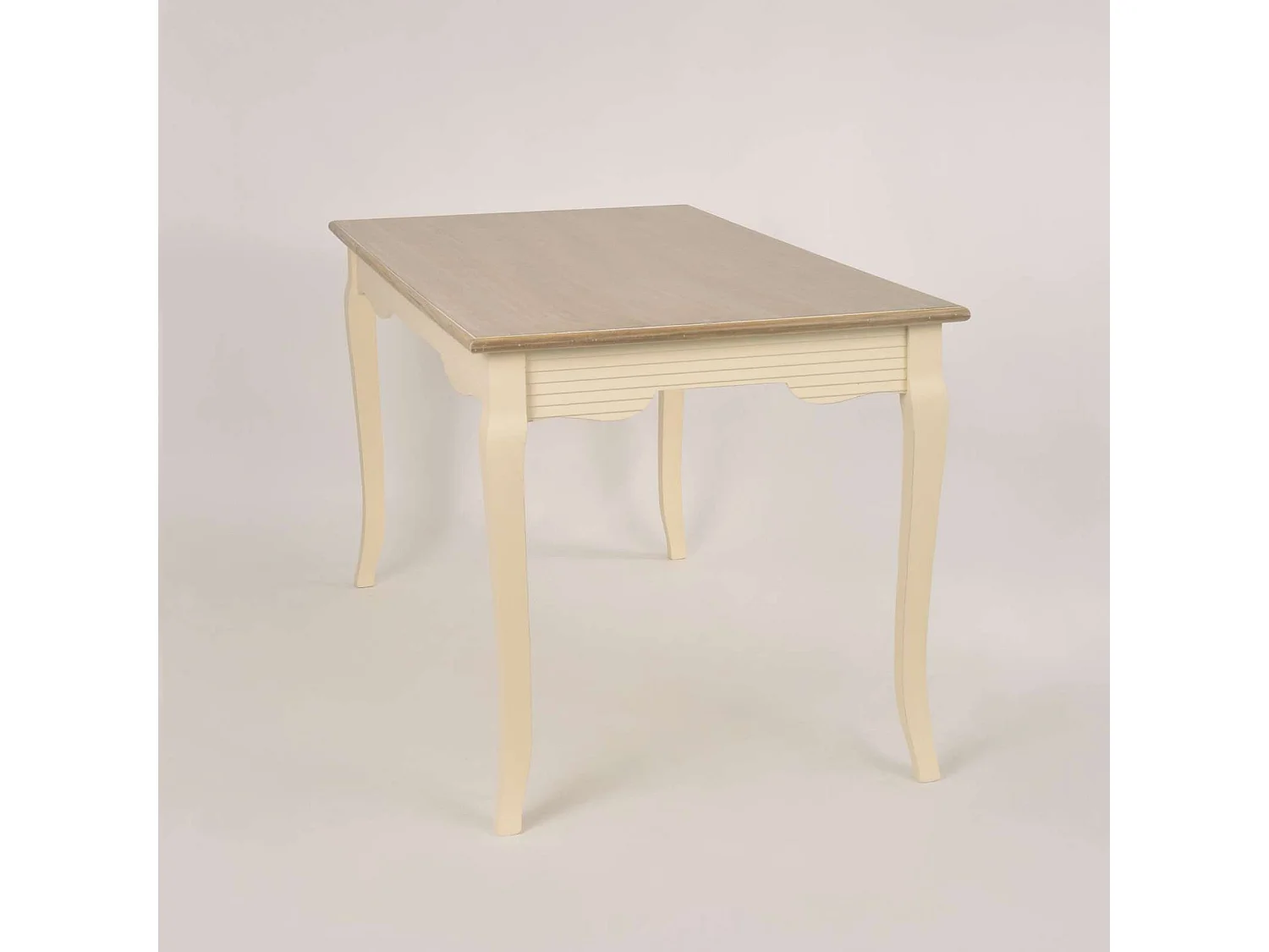 Stół 160x78x80 cm Kremowo jasnobrązowy Pesaro PE026
