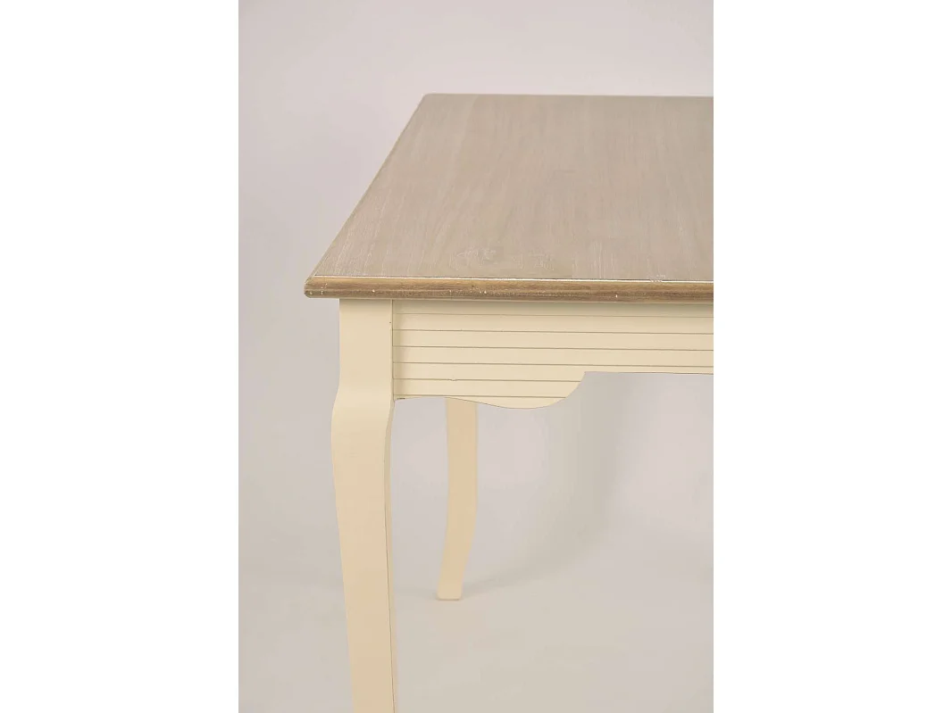 Stół 160x78x80 cm Kremowo jasnobrązowy Pesaro PE026