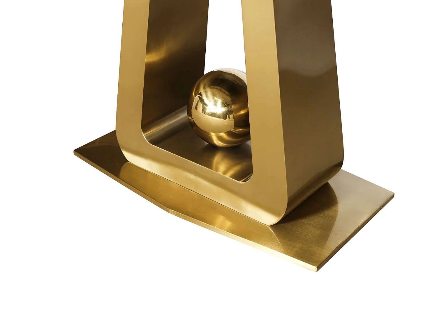 Table 180x75x90 cm white gold modig m57