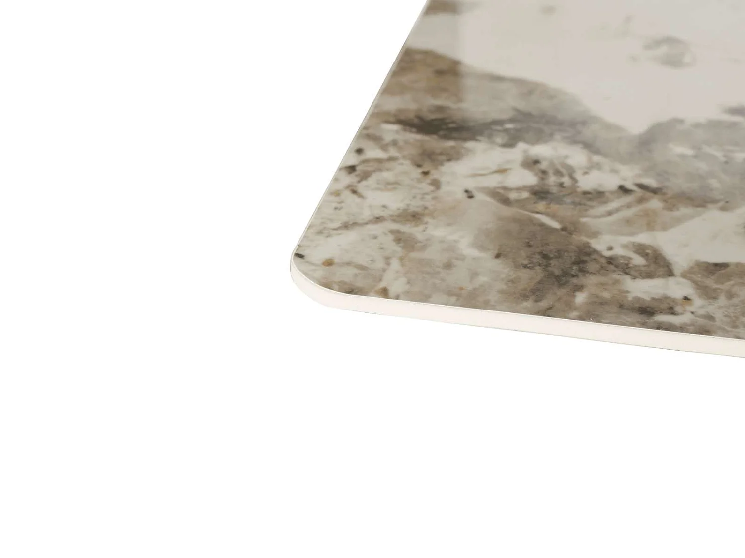 Table 180x75x90 cm white gold modig m57