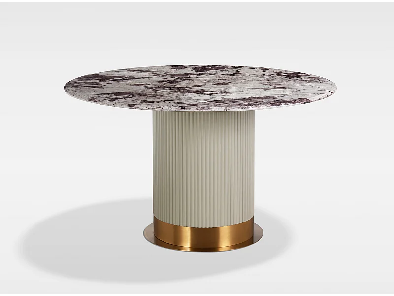 Tafel 135x76x135 cm Crème Stilig ST918B