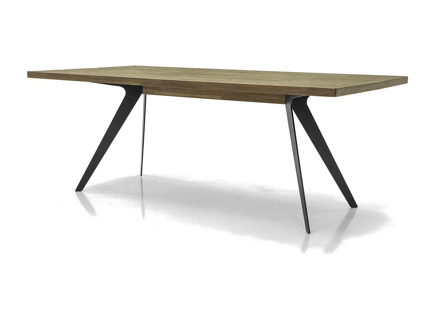 Table 200x75x100 cm Brun massa masd05-200