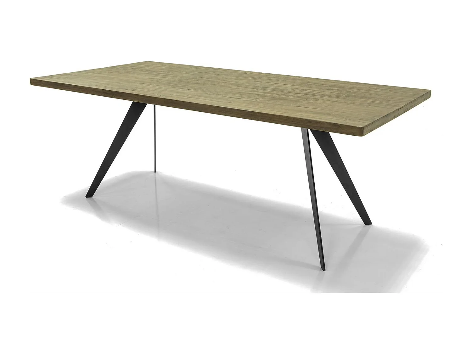 Table 200x75x100 cm Brun massa masd05-200
