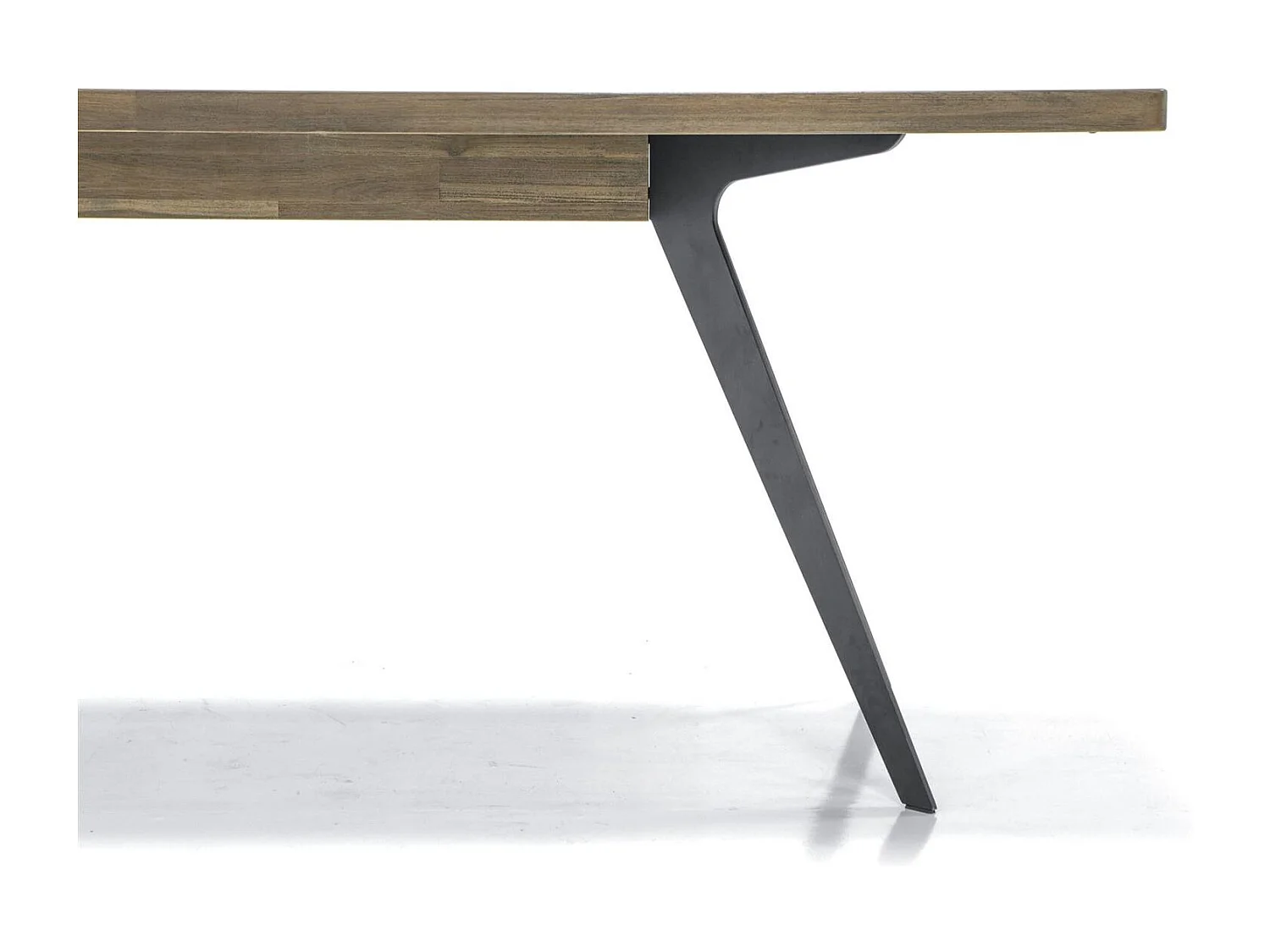 Table 200x75x100 cm Brun massa masd05-200