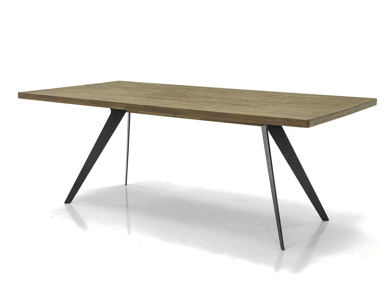 Spisebord, 200 x 75 x 100 cm, Massa, brun