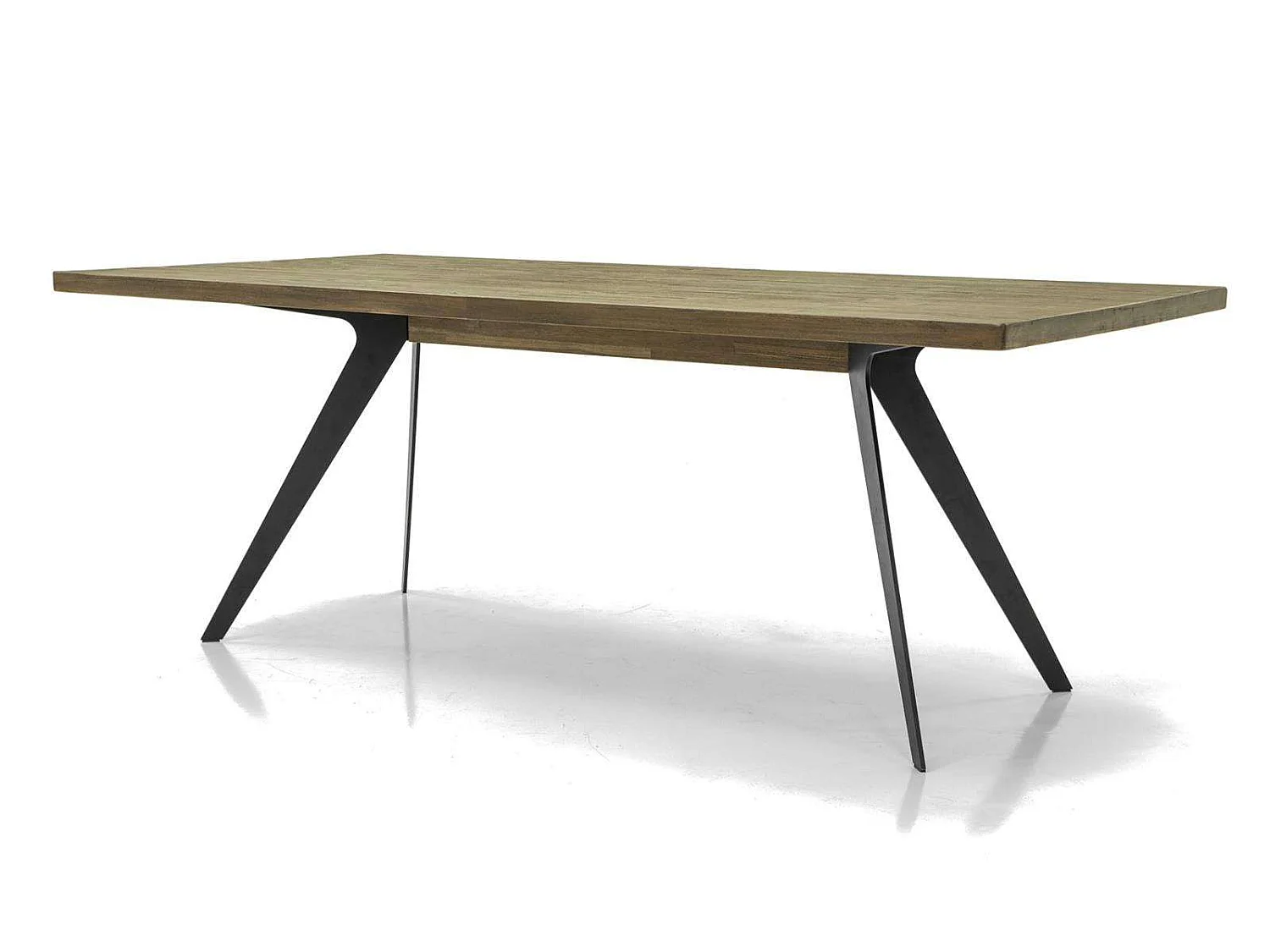 Spisebord, 200 x 75 x 100 cm, Massa, brun