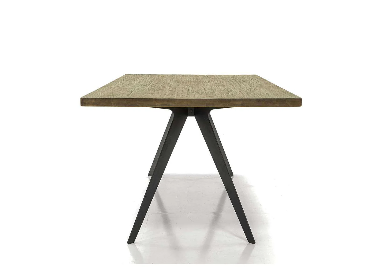 Spisebord, 200 x 75 x 100 cm, Massa, brun
