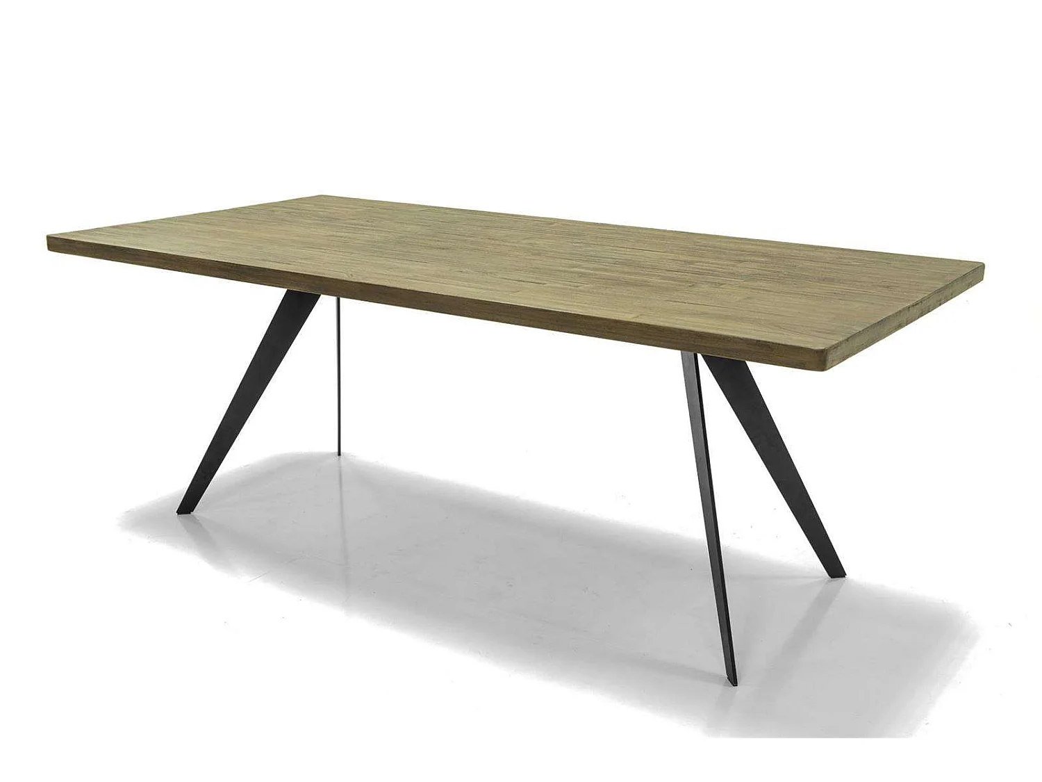 Spisebord, 200 x 75 x 100 cm, Massa, brun
