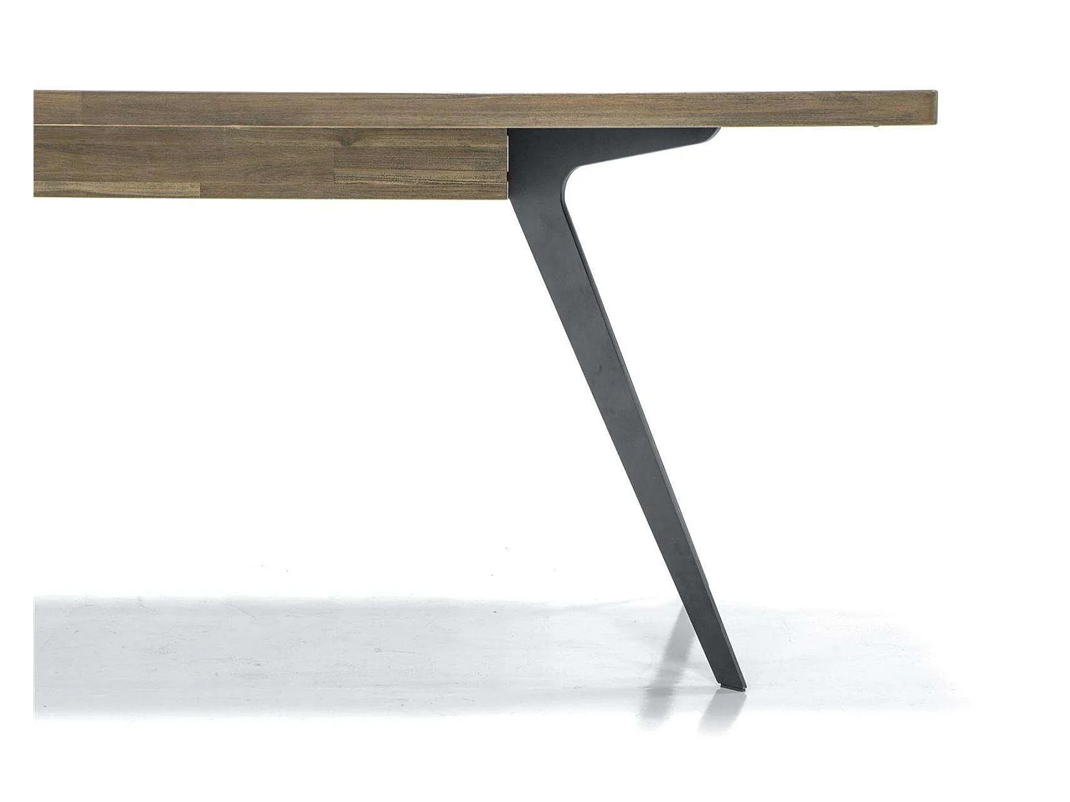 Spisebord, 200 x 75 x 100 cm, Massa, brun