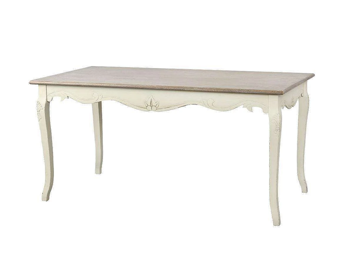 Stół 160x78x80 cm Kremowy Rimini RI026