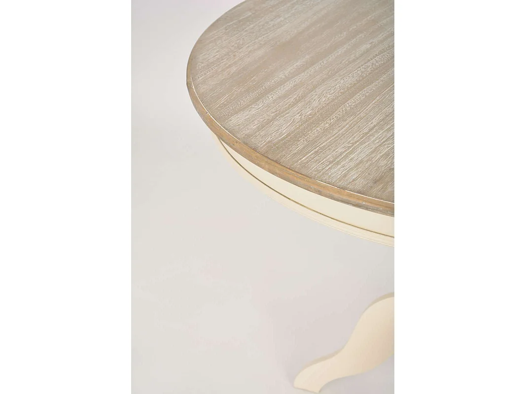 Table 90x77x90 cm Crème Rimini RI116