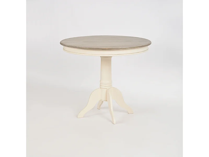 Table 90x77x90 cm Crème Rimini RI116