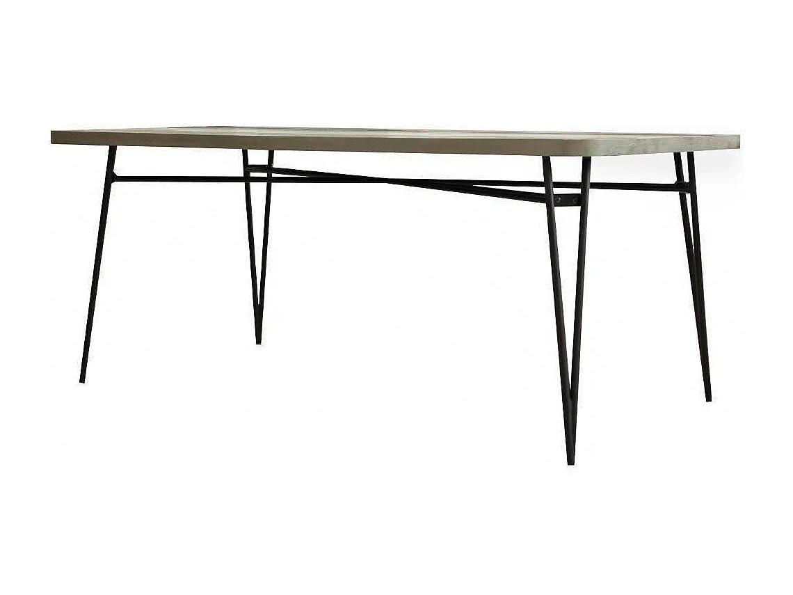 Tavolo 180x76x80 cm nero Adesso Adesd05-180