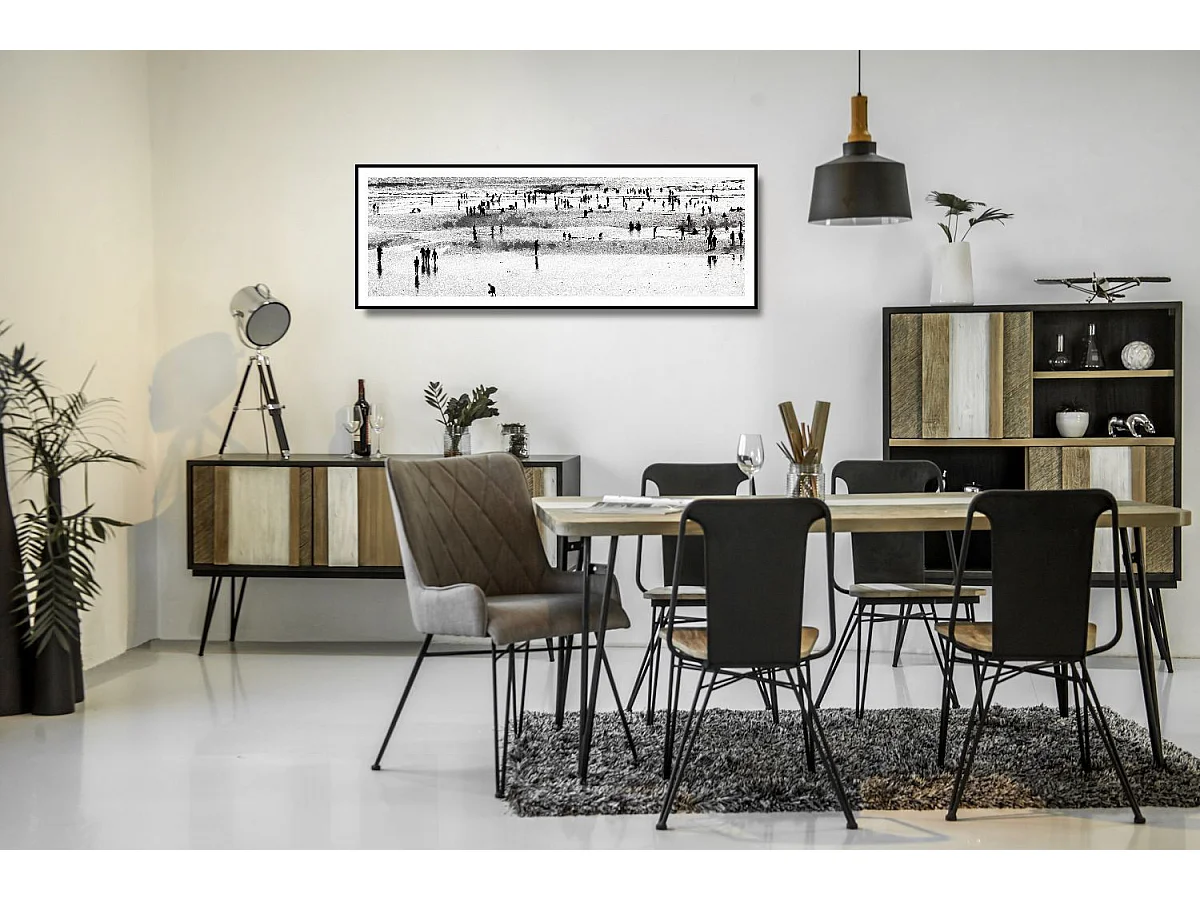 Tavolo 180x76x80 cm nero Adesso Adesd05-180