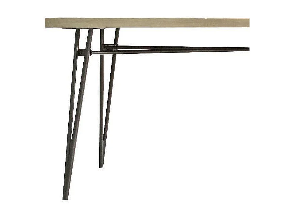 Table 180x76x80 cm noir Adesso Adesd05-180