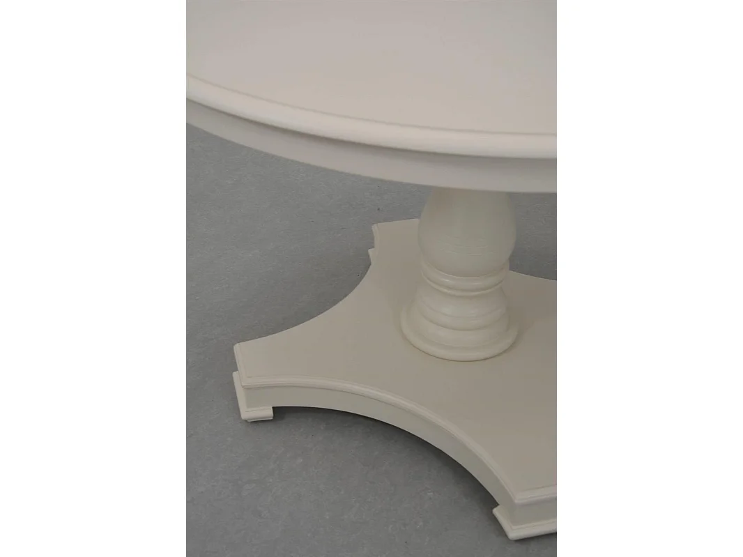 Table 120x79x120 cm Crème clair dijon di13