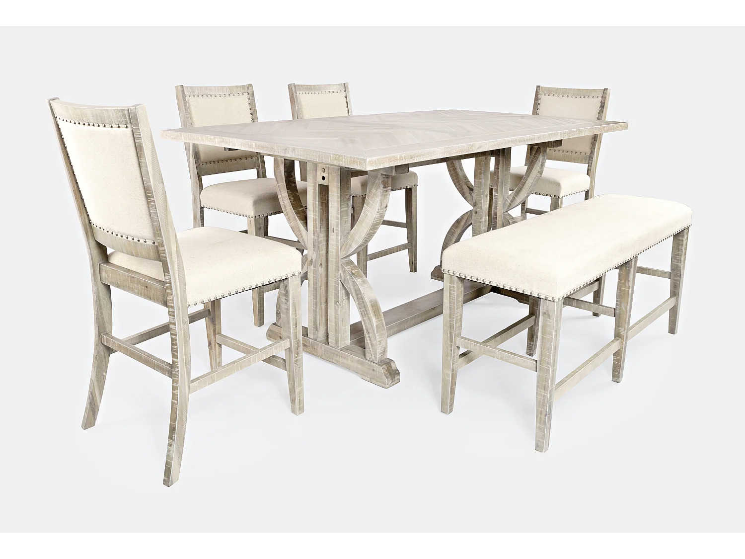 Table 152,5-198x76,5x106,5 cm bois naturel avola av1933-78