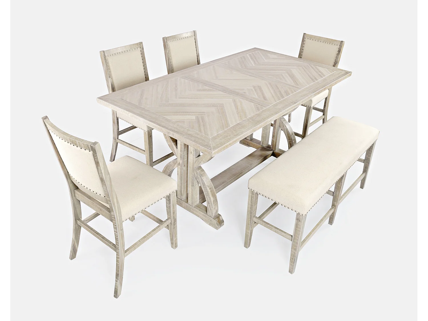 Table 152,5-198x76,5x106,5 cm bois naturel avola av1933-78