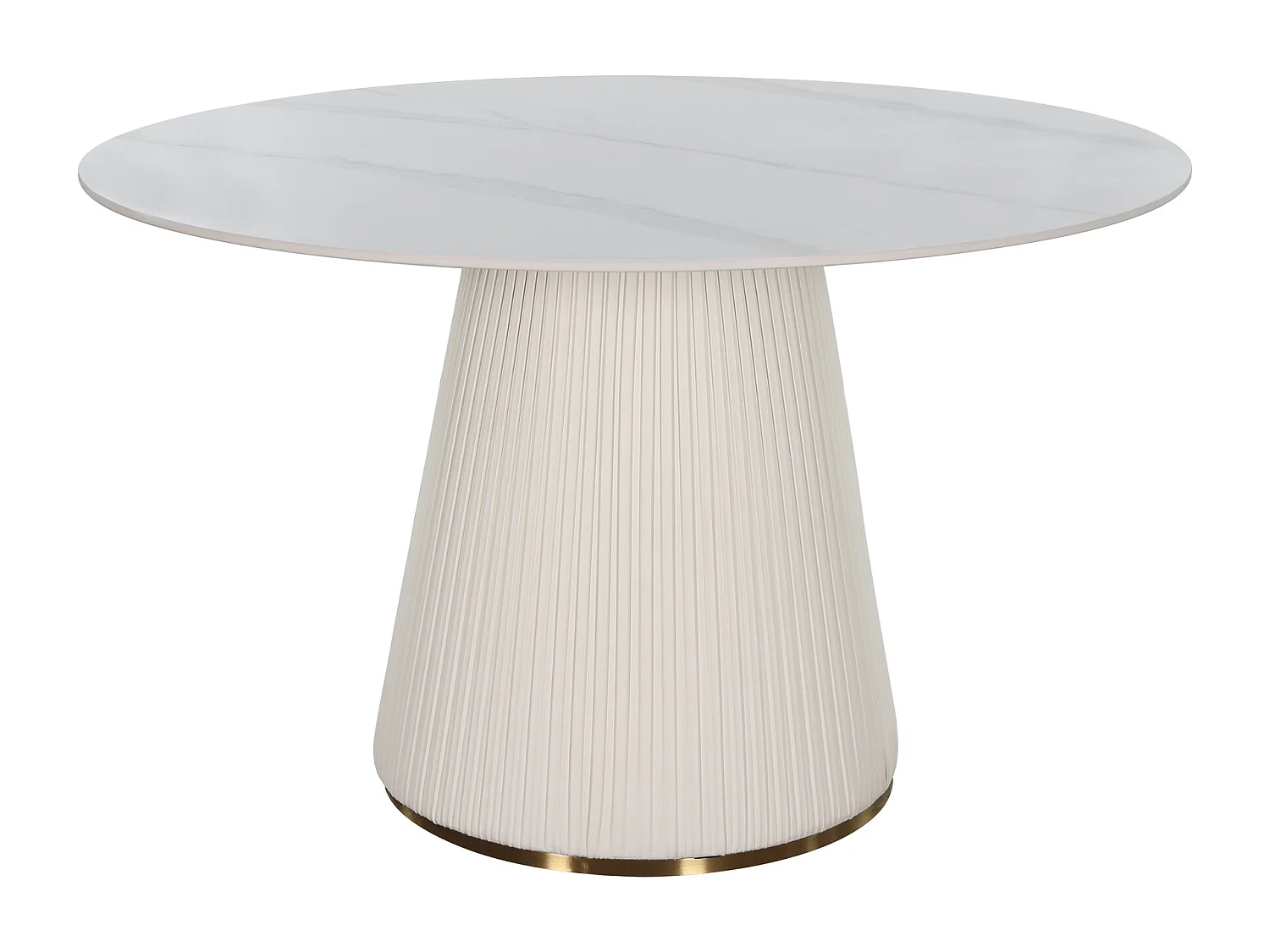 Table 120x75x120 cm blanc écru modig m96