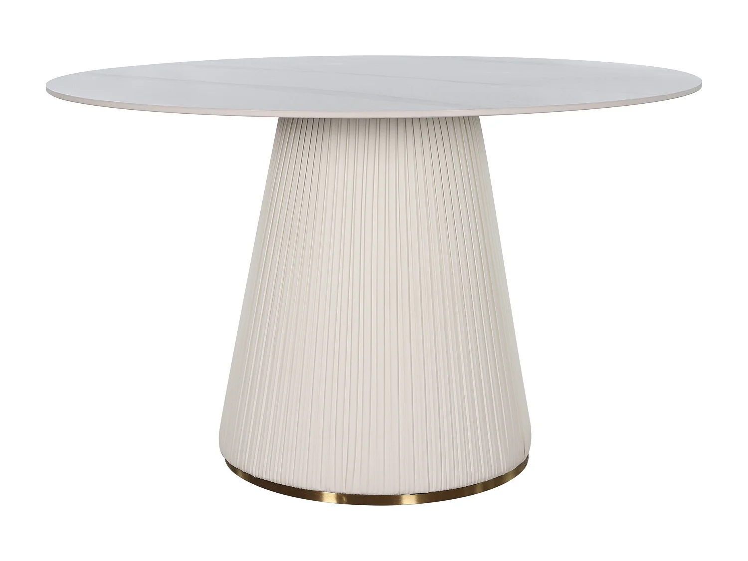 Table 120x75x120 cm blanc écru modig m96