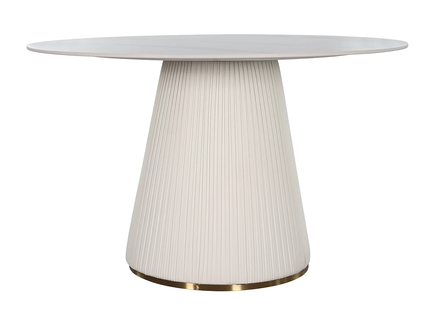 Table 120x75x120 cm blanc écru modig m96