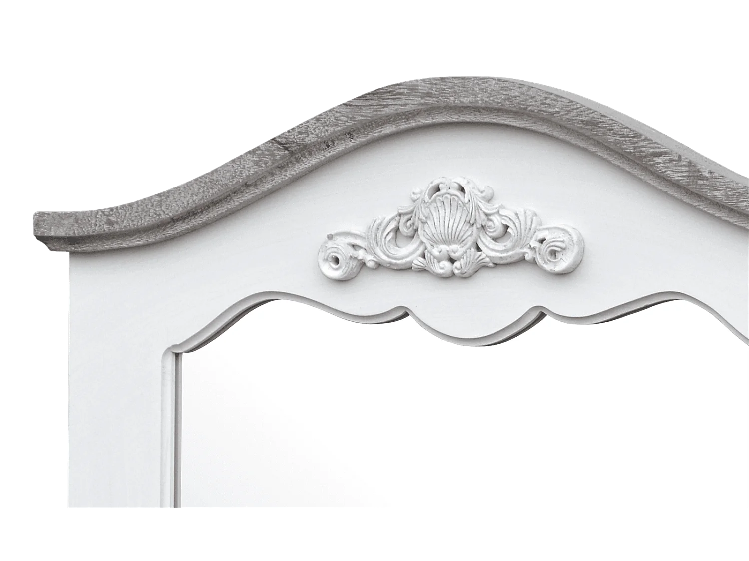 Miroir 60x85x4 cm blanc Rimini blanc riw053