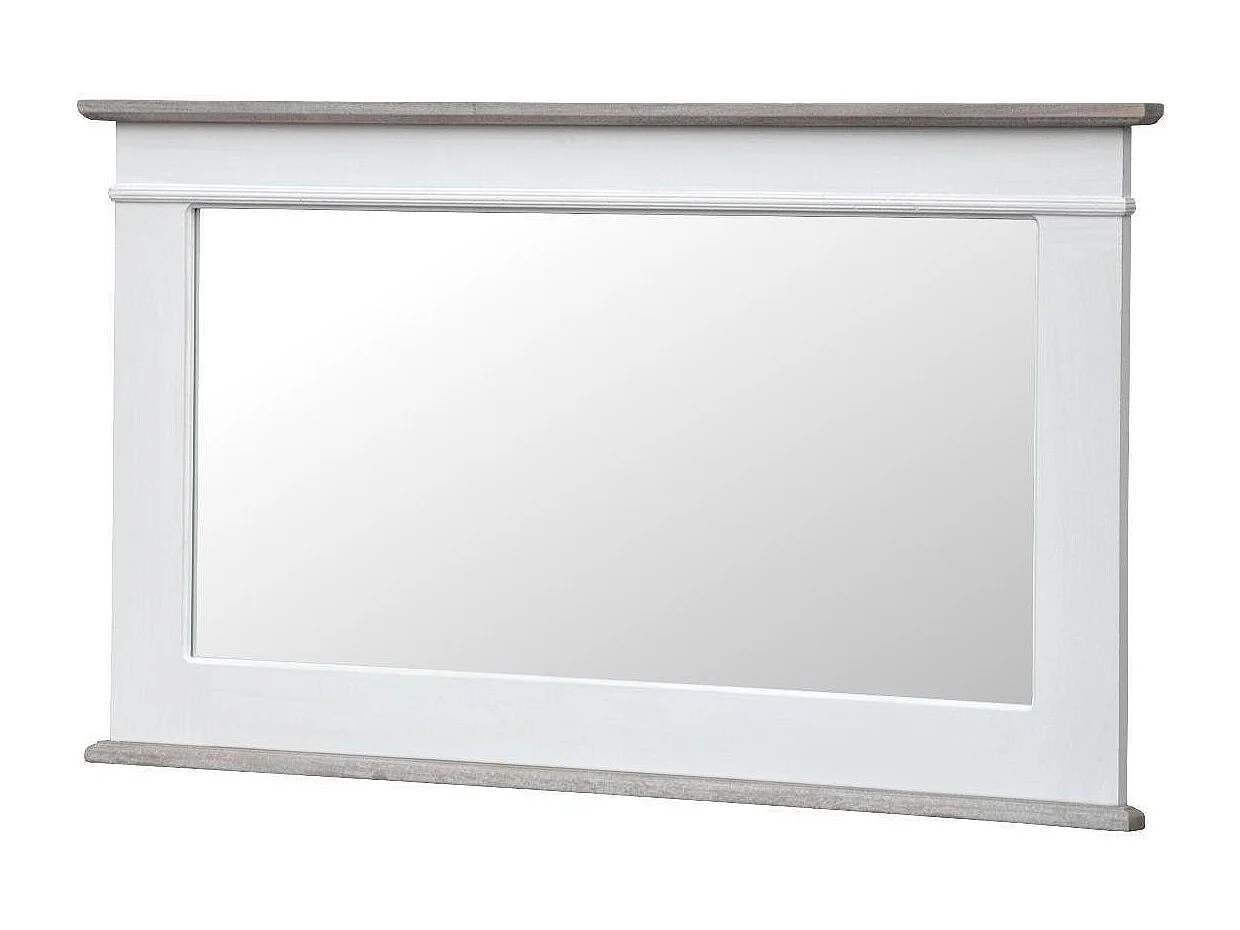 Miroir 100x57x4 cm blanc Rimini blanc