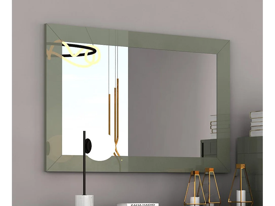 Miroir 110x75x2,5 cm vert rose hill rh11