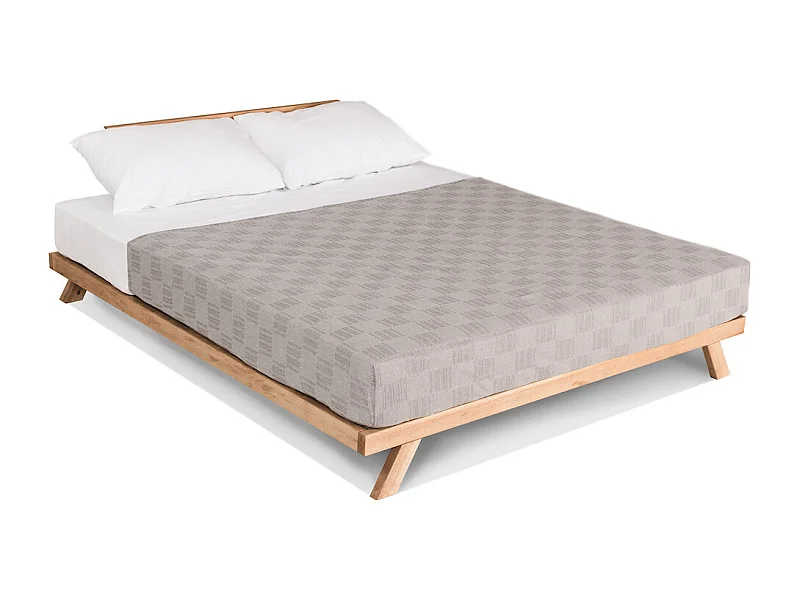 Doppelbett 180x200 cm Natur Allegro