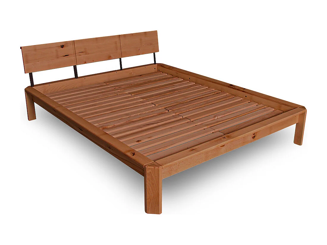 Lit double 180x200 cm caramel Loft