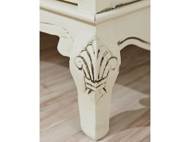 Vitrine 76x156x35 cm Creme Rimini RI09