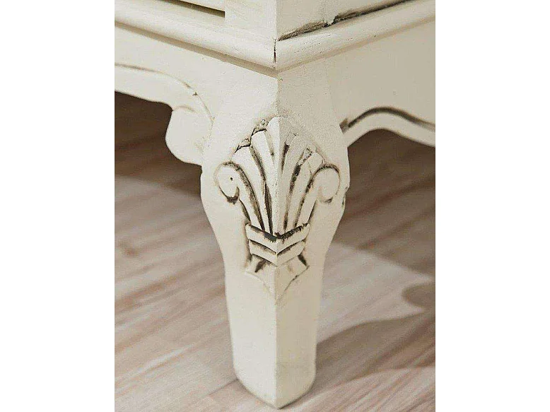 Vetrina 76x156x35 cm Crema Rimini RI09