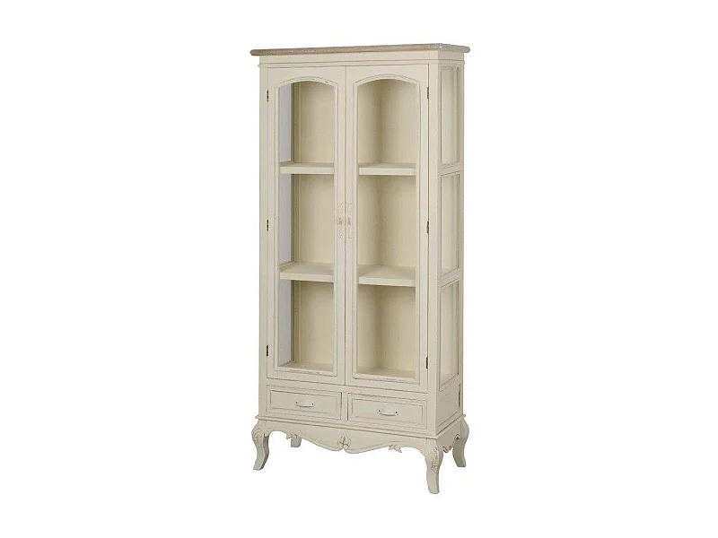 Vitrine 76x156x35 cm Creme Rimini RI09