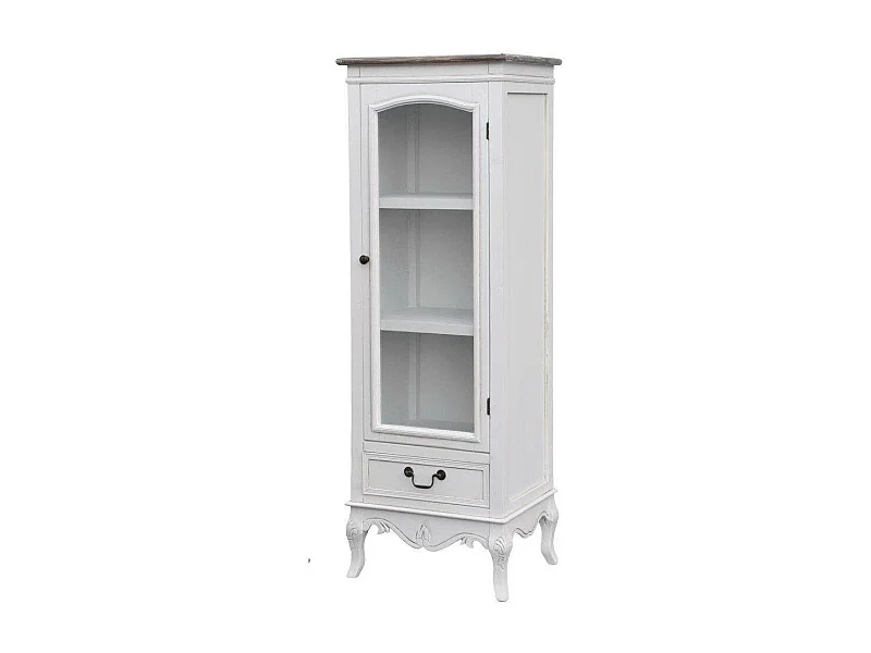 Vitrine 48x133x35 cm weiß Rimini Weiß RIW04