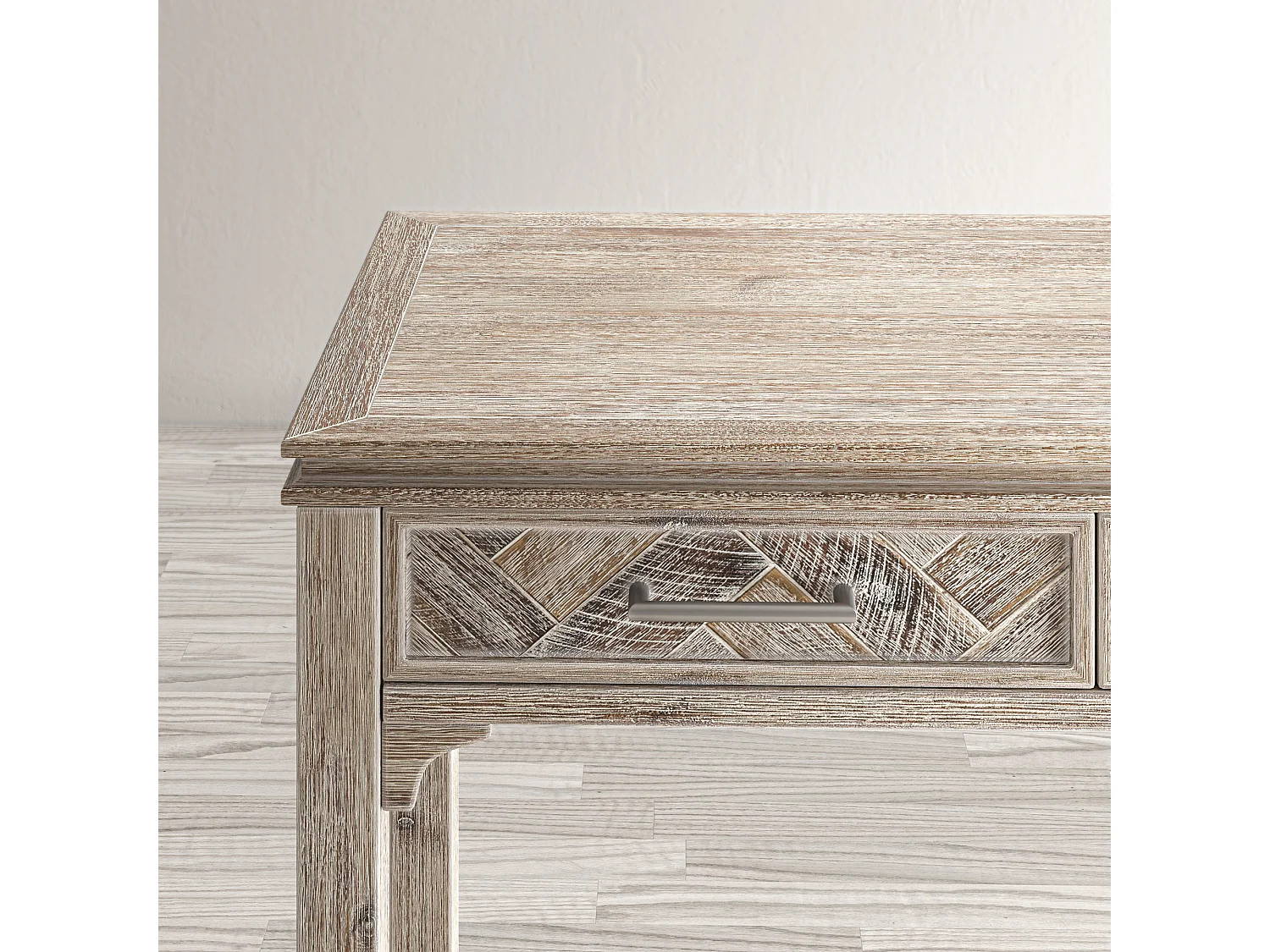 Bureau 122x76x46 cm bois clair avola av2156-48