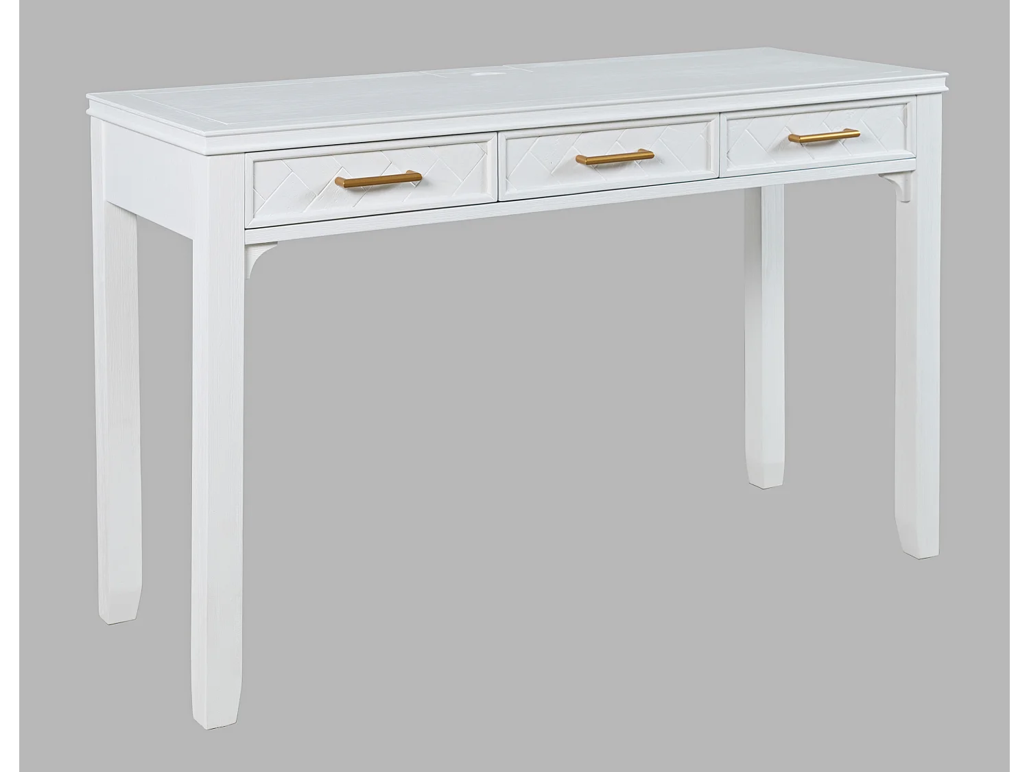Bureau 122x76x46 cm blanc Avola AV2056-48