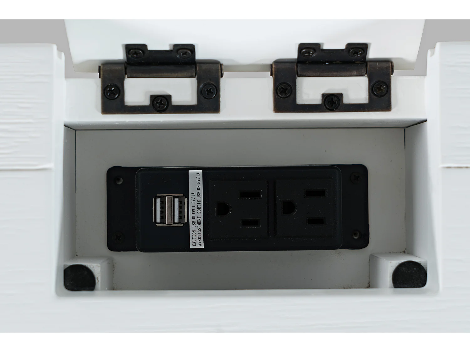 Bureau 122x76x46 cm blanc Avola AV2056-48