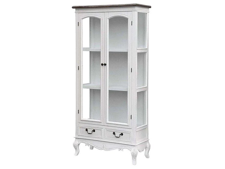Vetrina 76x156x35 cm bianco Rimini Bianco RIW09