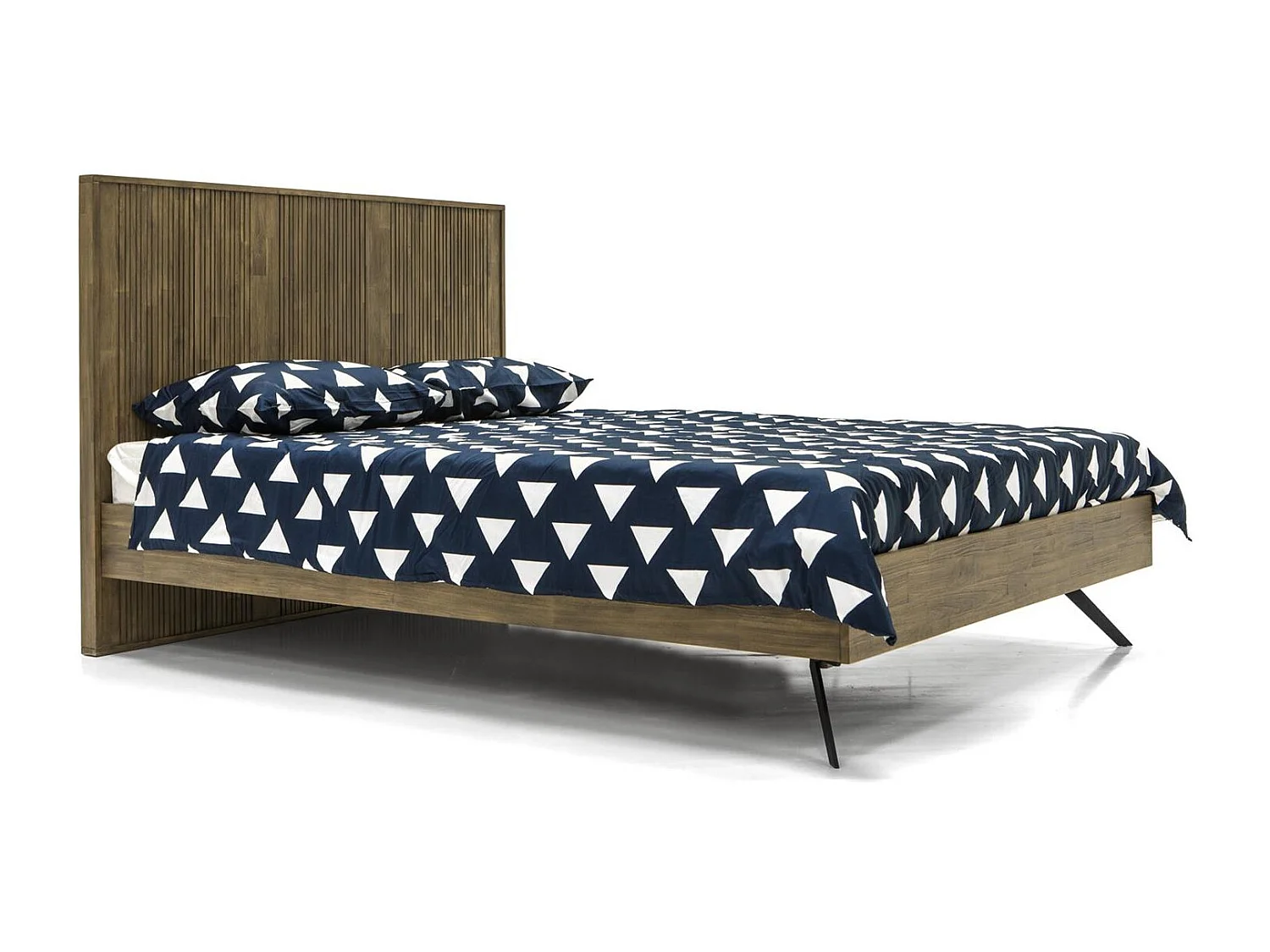 Bed 189x120x209 cm Bruin massa mask01