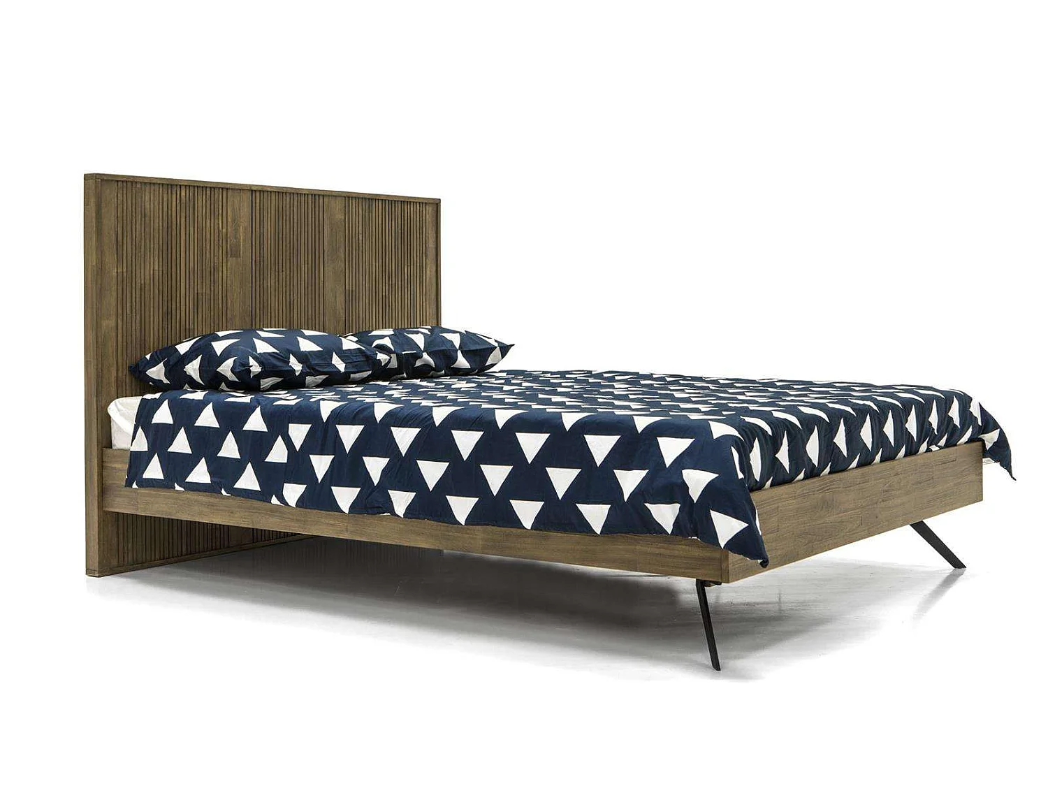 Bed 189x120x209 cm Bruin massa mask01